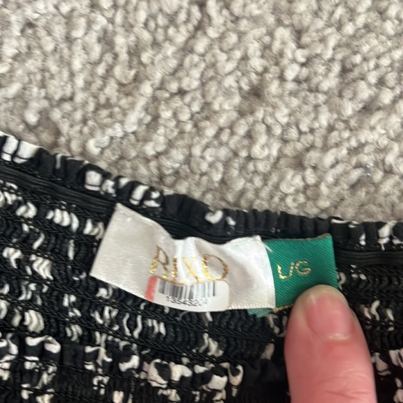 RIXO Marie Dress - Tree Roots Black & Cream - Picture 9 of 12